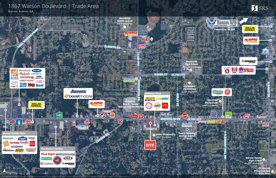 More Photos Of 1867 Watson Blvd, Warner Robins Fast Food For Lease