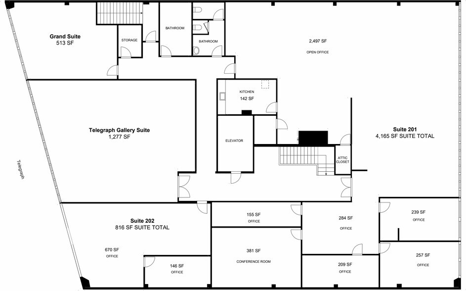 More Photos Of 1715-1723 Broadway, Oakland Office For Lease