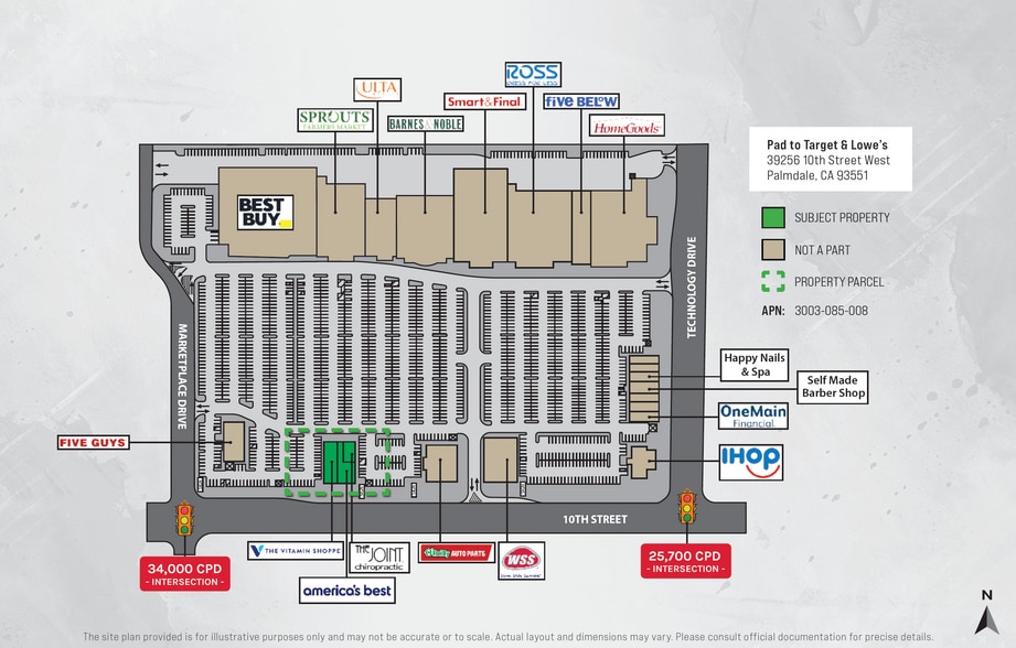 More Photos Of 39256 10th St W, Palmdale Storefront For Sale