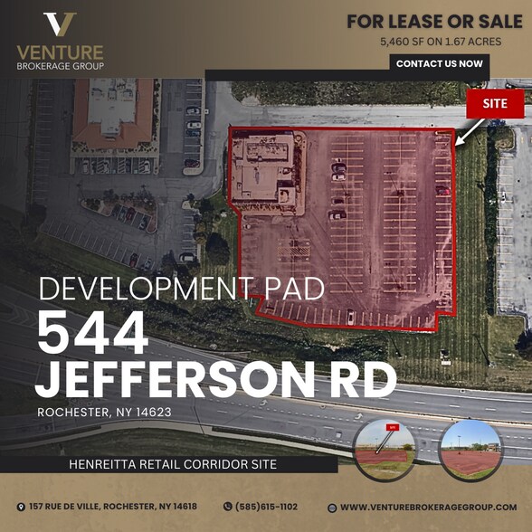 More Photos Of 544 Jefferson Road, Rochester Land For Sale