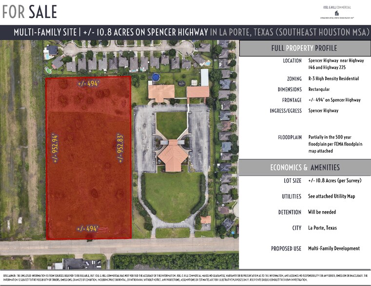 More Photos Of Spencer Hwy @ Boyett Street, La Porte Land For Sale
