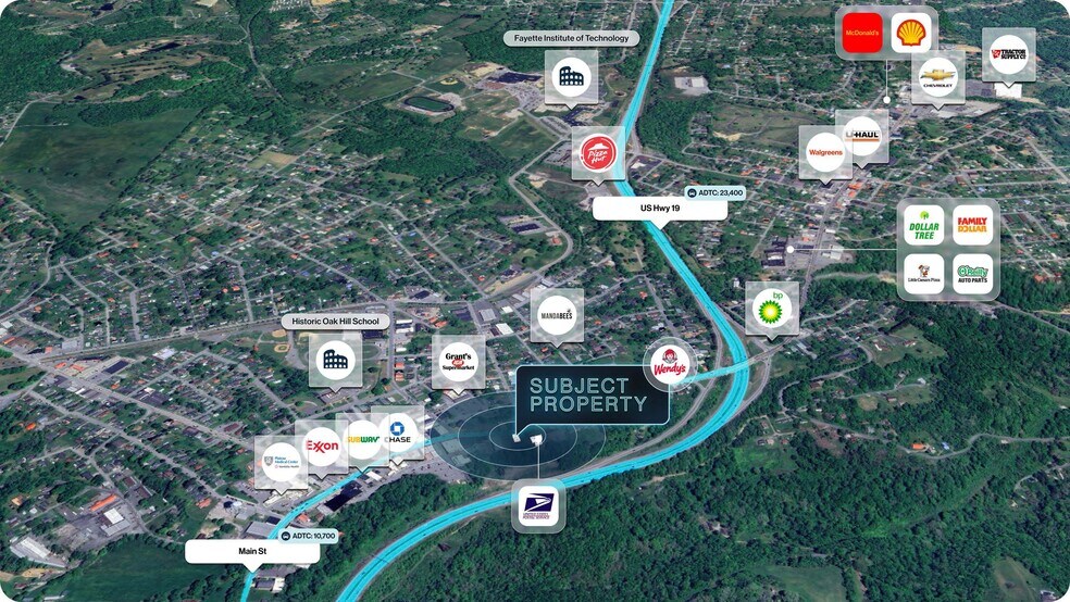 More Photos Of 200 E Main St, Oak Hill Fast Food For Sale