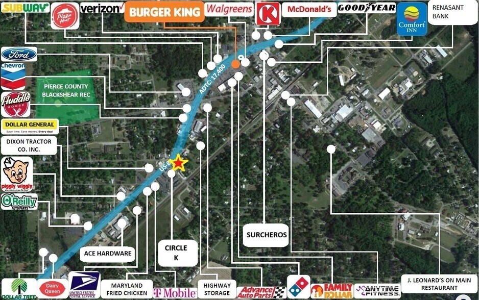 More Photos Of 717 Highway Ave, Blackshear Storefront Retail Office For Sale