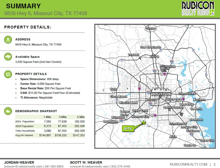 More Photos Of 9839 Highway 6, Missouri City Unknown For Lease