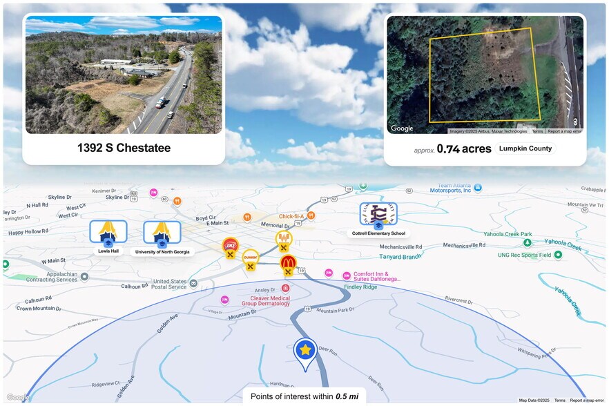 More Photos Of 1392 Chestatee Street, Dahlonega Land For Sale