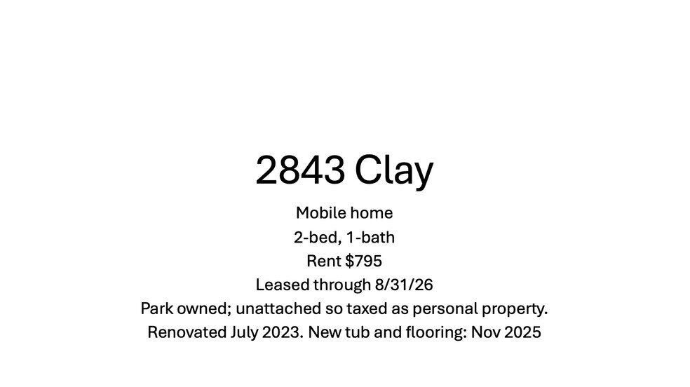 More Photos Of 2902 Clay St, De Soto Manufactured Housing Mobile Home Park For Sale