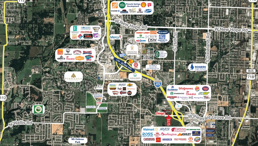 More Photos Of 2821 W Pleasant Grove Rd, Rogers Land For Sale