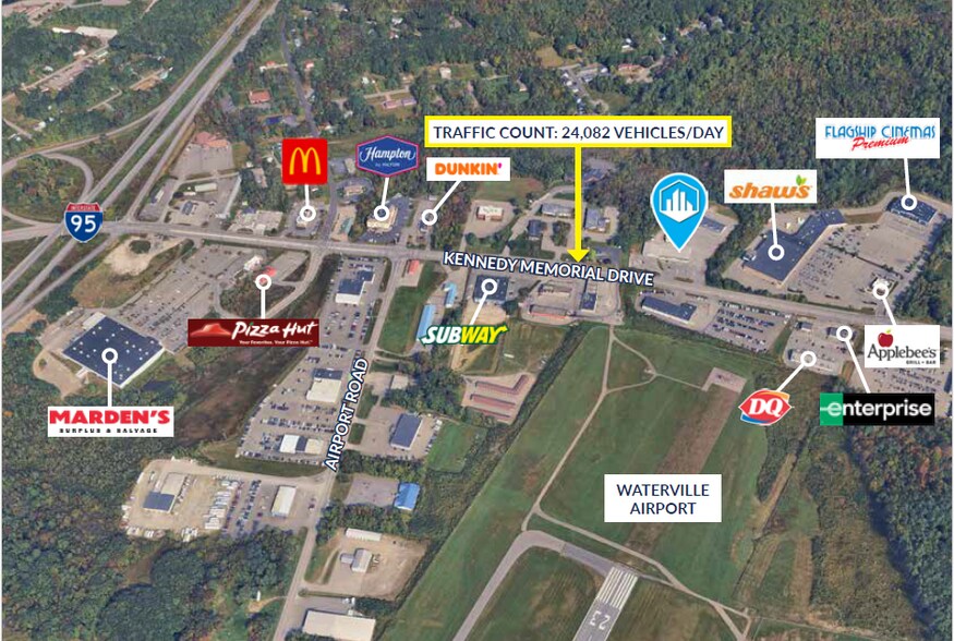 More Photos Of 295 Kennedy Memorial Dr, Waterville Office For Lease