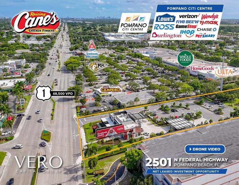 Primary Photo Of 2501 N Federal Hwy, Pompano Beach General Retail For Sale