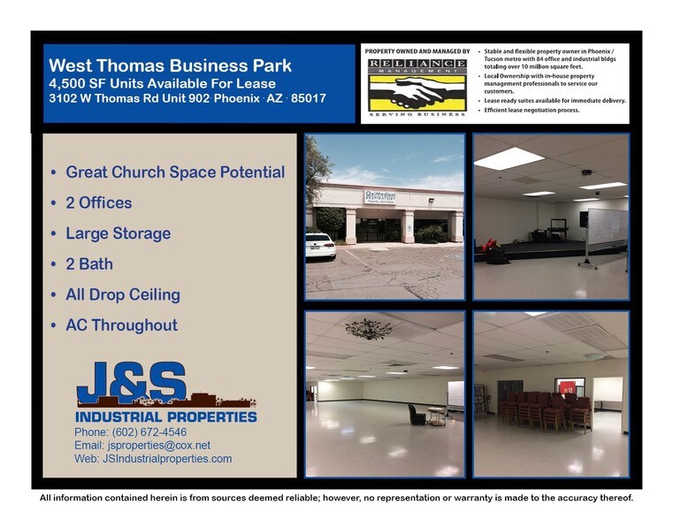 More Photos Of 3102 W Thomas Rd, Phoenix Unknown For Lease