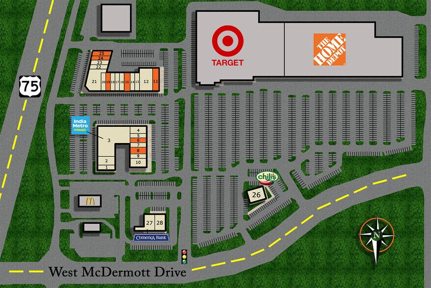 More Photos Of 204-210 Central Expy, Allen General Retail For Lease