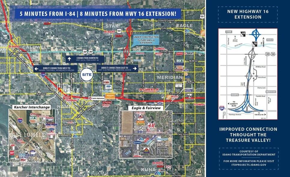 More Photos Of SEC Ustick Road & Franklin Road, Nampa Land For Sale