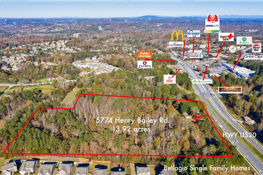 More Photos Of 5774 Henry Bailey Rd, Sugar Hill Land For Sale