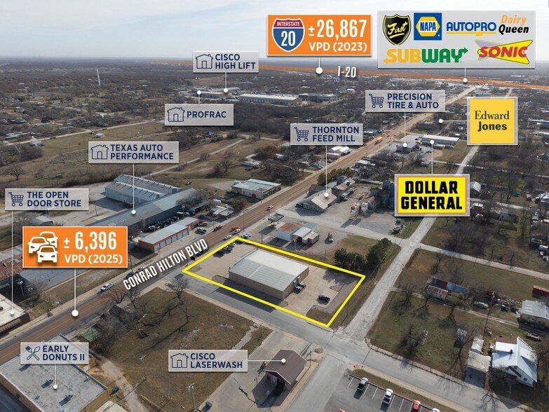 More Photos Of 1106 Conrad Hilton Blvd, Cisco Freestanding For Sale