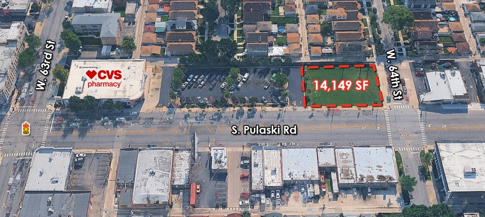 Primary Photo Of 6351 S Pulaski Rd, Chicago Land For Lease