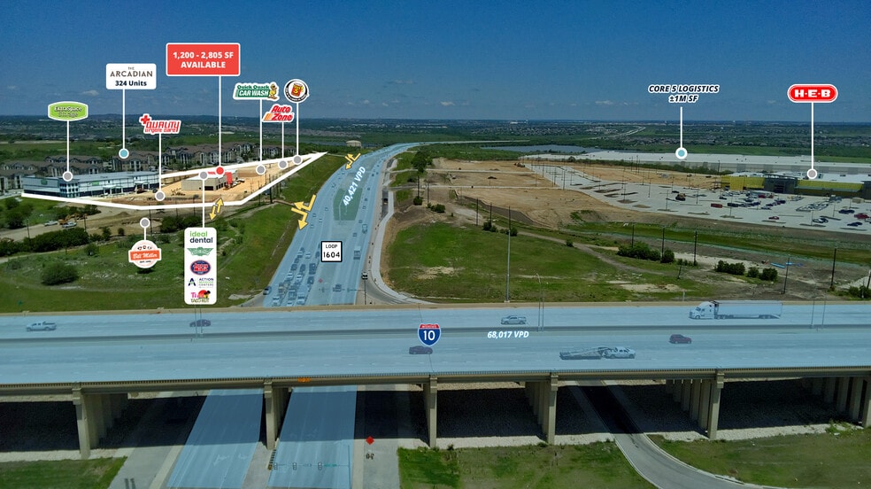 More Photos Of 1604 E at IH-10 E, Converse Storefront For Lease