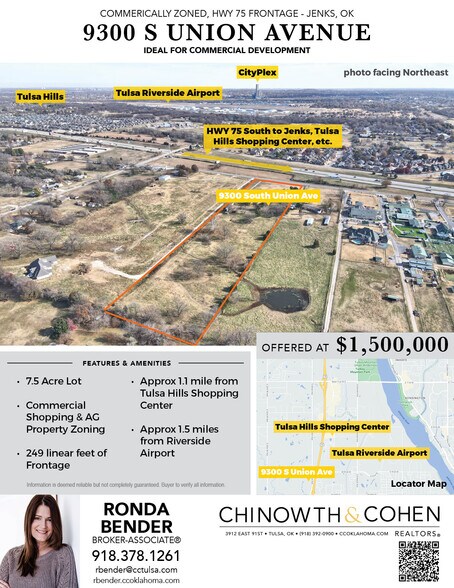 More Photos Of 9300 S Union Ave, Tulsa Land For Sale