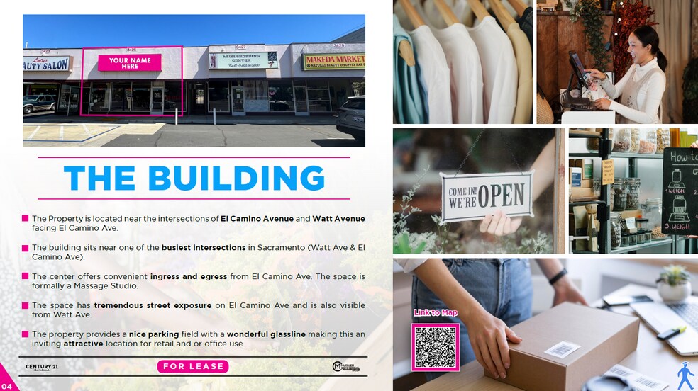More Photos Of 3423-3429 El Camino Ave, Sacramento General Retail For Lease