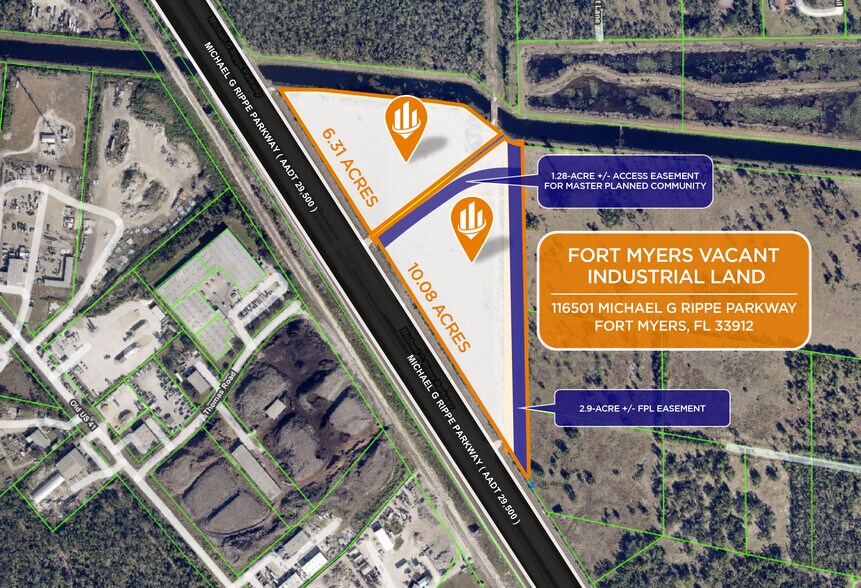 More Photos Of 16501 Michael G Rippe Pky, Fort Myers Land For Sale