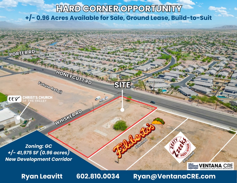 Primary Photo Of Honeycutt Rd @ Whisker Rd, Maricopa Land For Sale