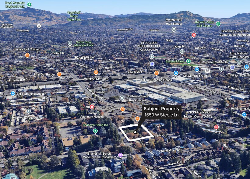 More Photos Of 1650 W Steele Ln, Santa Rosa Land For Sale