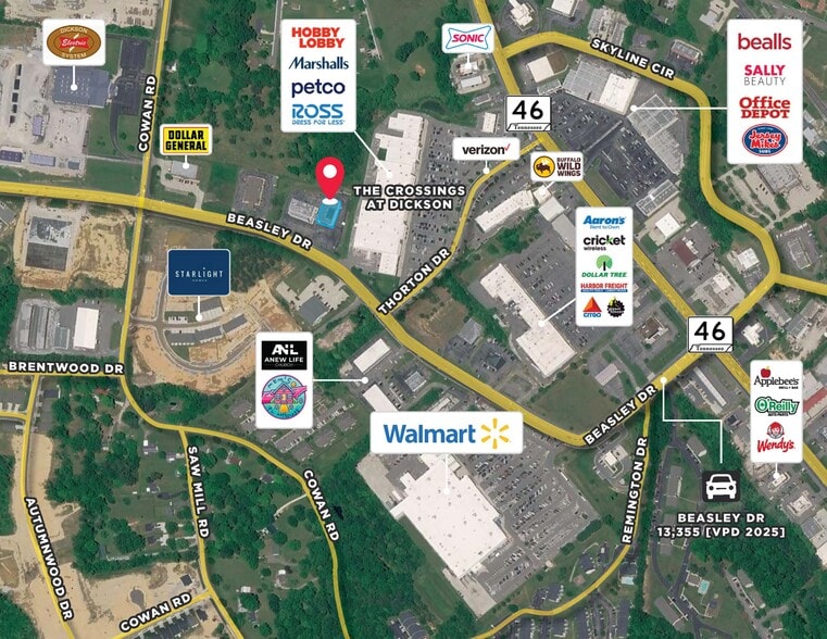 More Photos Of 250 Beasley Dr, Dickson Showroom For Lease
