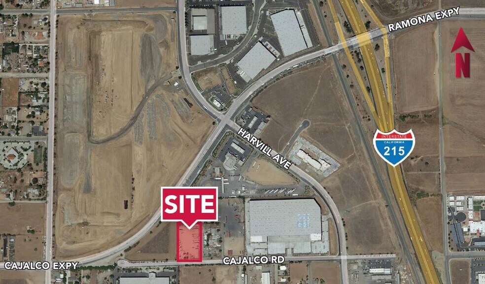 Primary Photo Of 23246 Cajalco Rd, Perris Land For Sale