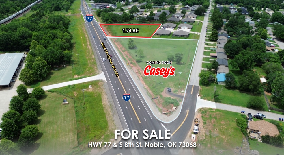 Primary Photo Of HWY 77 & S. 8th St, Noble Land For Sale