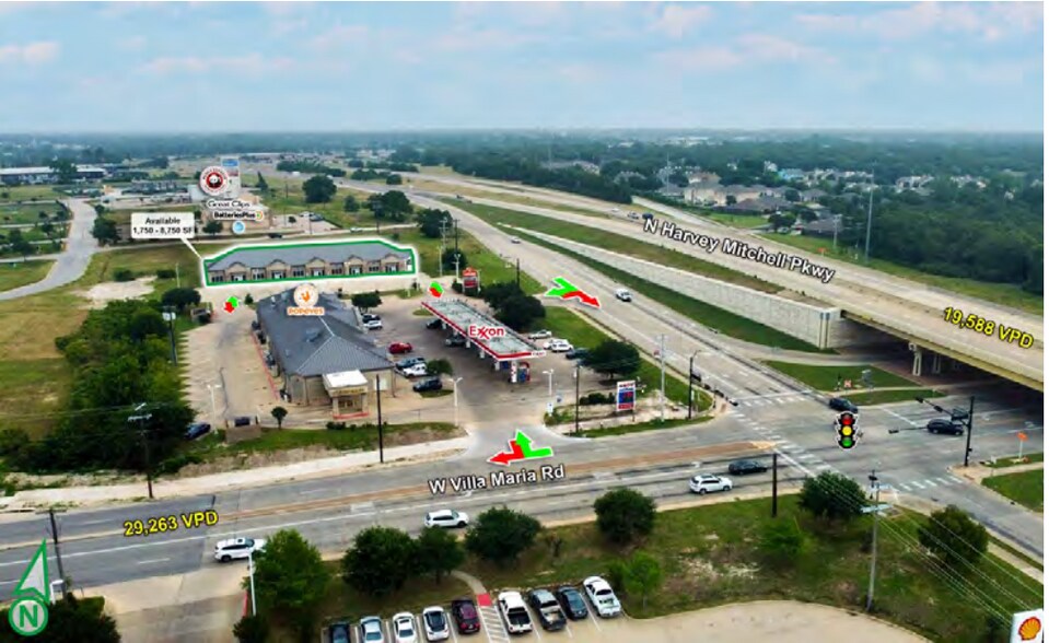More Photos Of 521 N Harvey Mitchell Pky, Bryan Storefront Retail Office For Lease