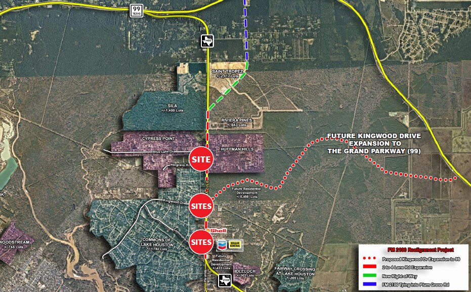 Primary Photo Of Kingwood Dr & FM 2100, Huffman Land For Sale