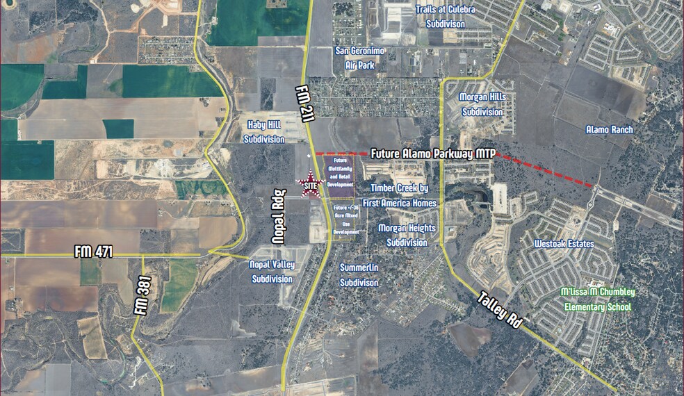 More Photos Of NWC FM 211 & Nopal Ridge, San Antonio Land For Sale