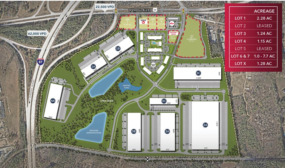 More Photos Of 400 Wendell Blvd, Wendell Land For Lease