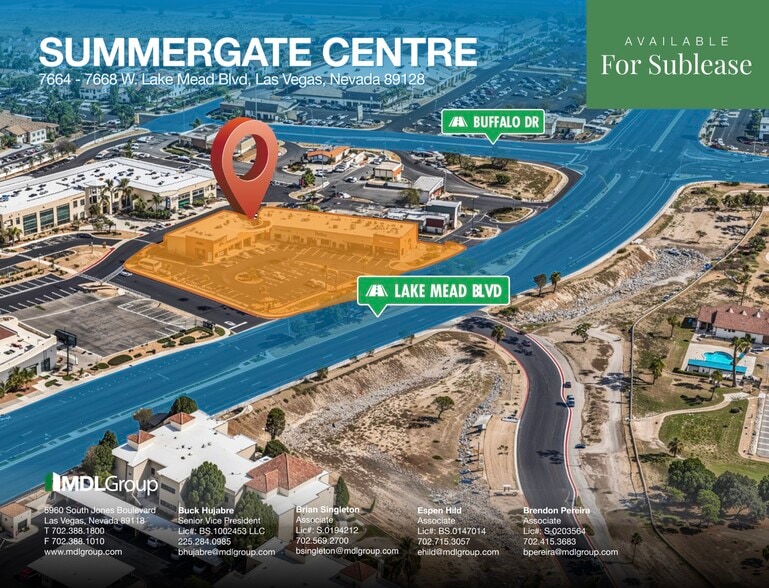 Primary Photo Of 7664-7668 W Lake Mead Blvd, Las Vegas Freestanding For Lease
