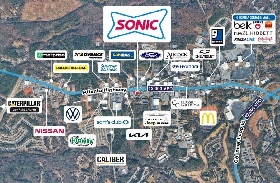 More Photos Of 4275 Atlanta Hwy, Bogart Fast Food For Sale