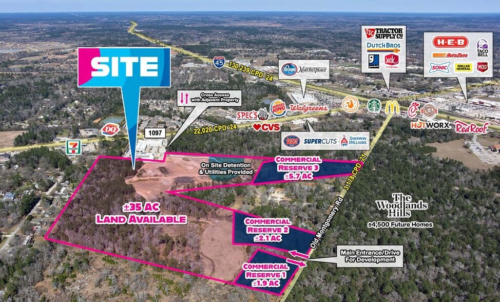 Primary Photo Of 11931 Old Montgomery - West Tract, Willis Land For Sale