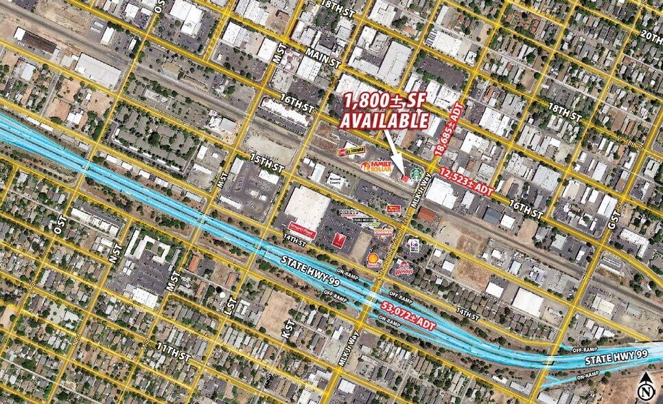 More Photos Of 360 W 16th St, Merced Freestanding For Lease