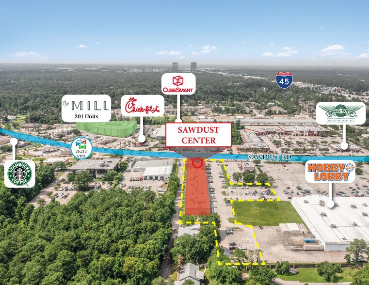 More Photos Of 525 Sawdust Rd, Spring Freestanding For Lease