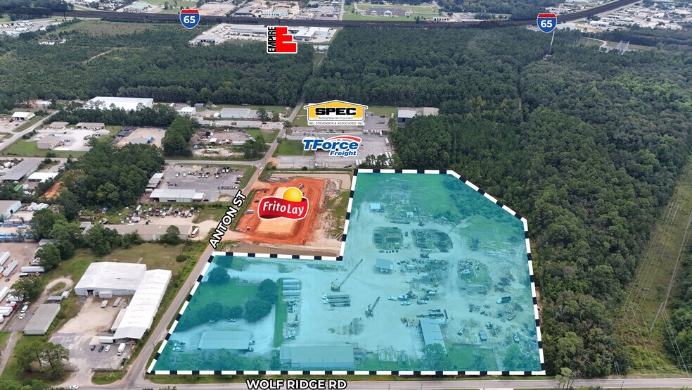 More Photos Of 3221 Anton St, Mobile Contractor Storage Yard For Sale