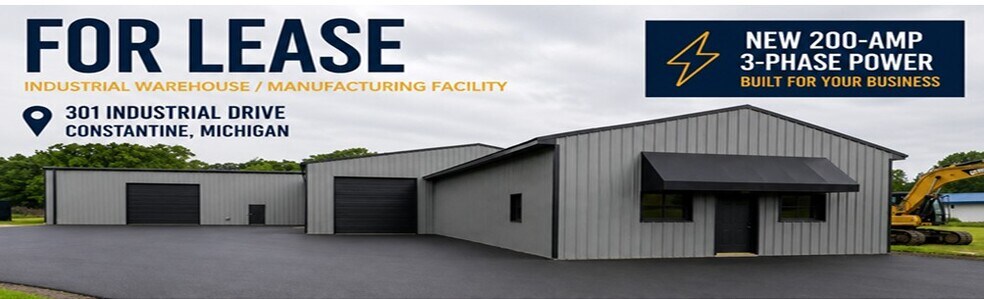 Primary Photo Of 301 Industrial Dr, Constantine Warehouse For Lease