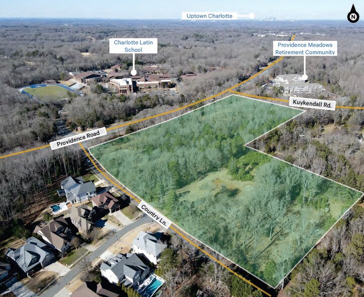 Primary Photo Of 9631 Providence Rd, Charlotte Land For Sale