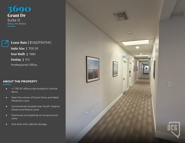 More Photos Of 3690 Grant Dr, Reno Office For Lease