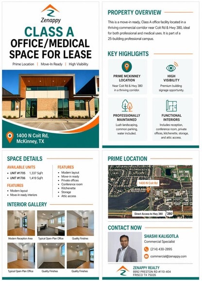 More Photos Of 1400 N Coit Rd, McKinney Unknown For Lease