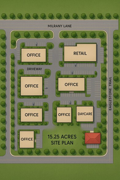 More Photos Of Corner of Milrany Ln and Eaglestone Trl ln, Melissa Land For Sale