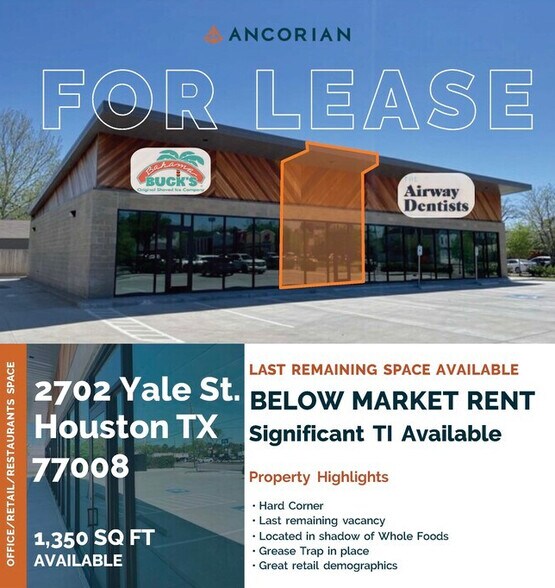 Primary Photo Of 2702 Yale St, Houston Freestanding For Lease