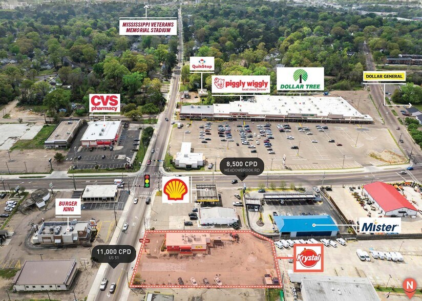 More Photos Of 4307 N State St, Jackson Fast Food For Sale