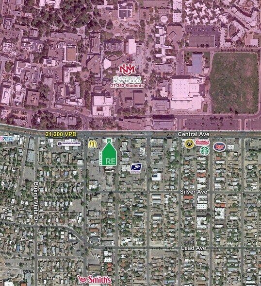 More Photos Of 2216 Central Ave SE, Albuquerque Storefront For Lease