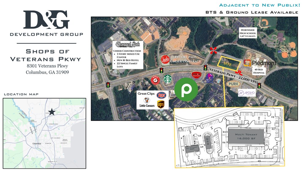 More Photos Of 8300 veterans parkway, Columbus General Retail For Lease