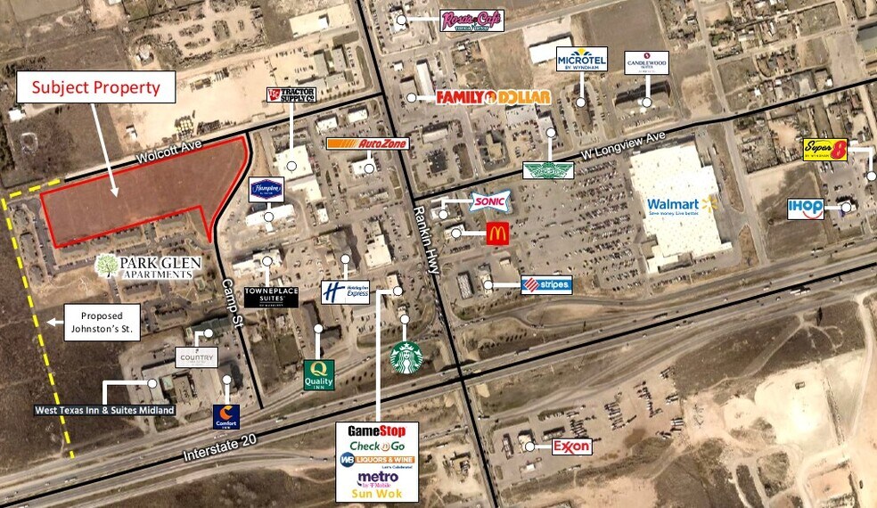 More Photos Of Camp St & Wolcott Ave, Midland Land For Sale