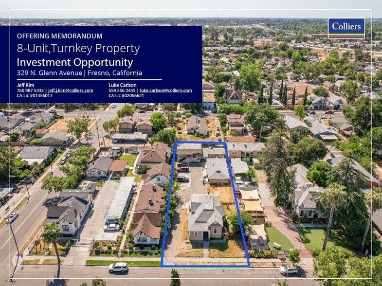 Primary Photo Of 329 N Glenn Ave, Fresno Apartments For Sale