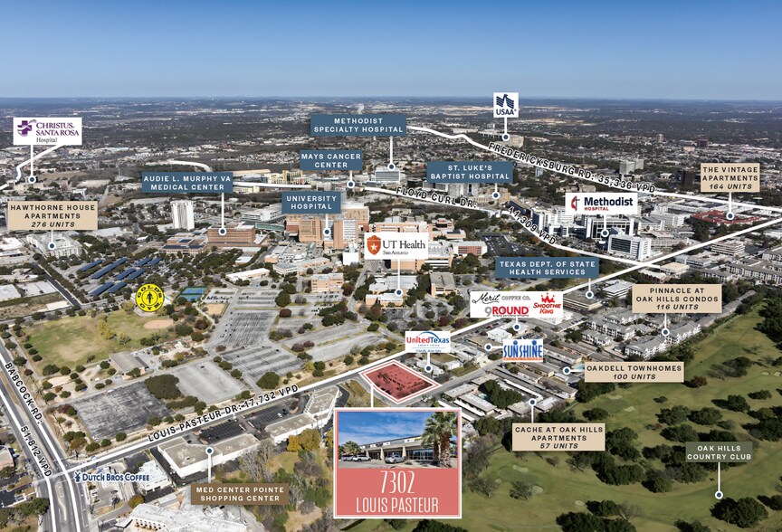 More Photos Of 7302 Louis Pasteur Dr, San Antonio Storefront For Lease